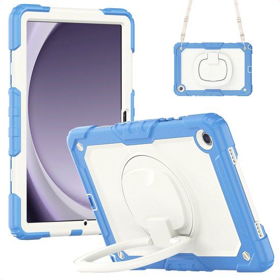 imoshion Tablet Hoes - Geschikt voor Samsung Galaxy Tab A9 Plus - Backcover Kids - Blauw