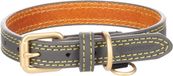 Flamingo Hond Halsband Virginia Grijs XS / S 24-30cm 15mm