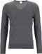 OLYMP - Trui V-Hals Lvl 5 Antraciet - Heren - Maat XL - Slim-fit