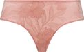 Hanro Midislip Tina Vrouwen mocha powder Gebloemd