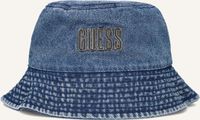 Guess Denim Rain Hat Hoeden Dames - Blauw - Maat M