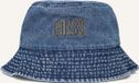 Guess Denim Rain Hat Hoeden Dames - Blauw - Maat M