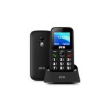 SPC Fortune 2 4G mobiele telefoon voor ouderen, SOS-knop, zeer luide bel (102 dB), afstandsbediening, grote toetsen, bel en intelligente meldingen, zonder oplader, zwart