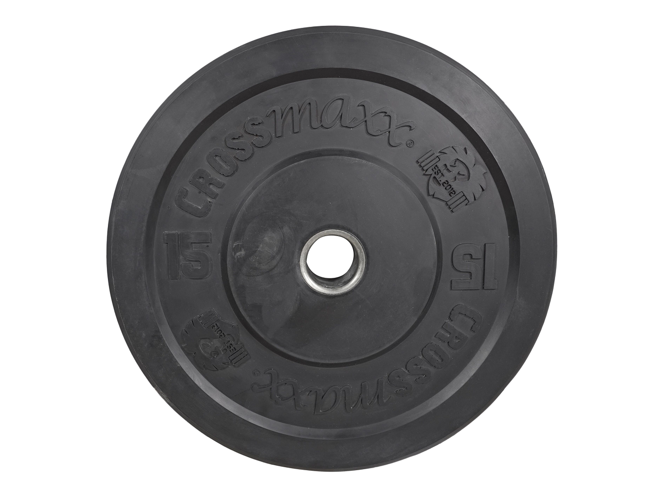 Lifemaxx Crossmaxx Olympische Halterschijf - 50 mm - 15 kg - Zwart