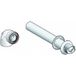 Poujoulat Kit de raccordement départ terminal horizontal universel pour chaudière - Blanc - Réf : 17060794/0