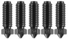 Buse d'imprimante 3D - Acier trempé - 0,2 / 0,4 / 0,6 / 0,8 mm - 5 pièces