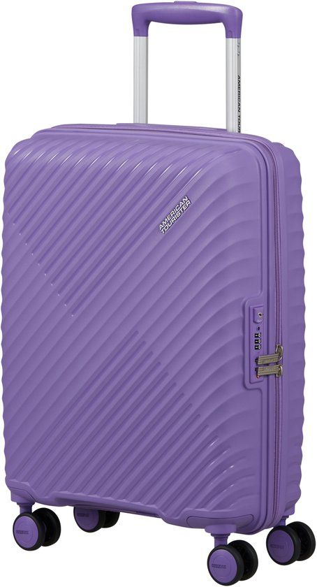 American Tourister Koffer - Diablast handbagage 4 wiel spinner 55/40/20 TSA lock - 35 l - purple pulse