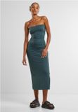 Urban Classics Bandeau Midi Lange jurk Donkergroen XXL