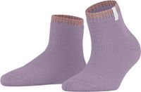 FALKE Cosy Plush gedessineerd wol alpaca sokken dames blauw - maat 39-42