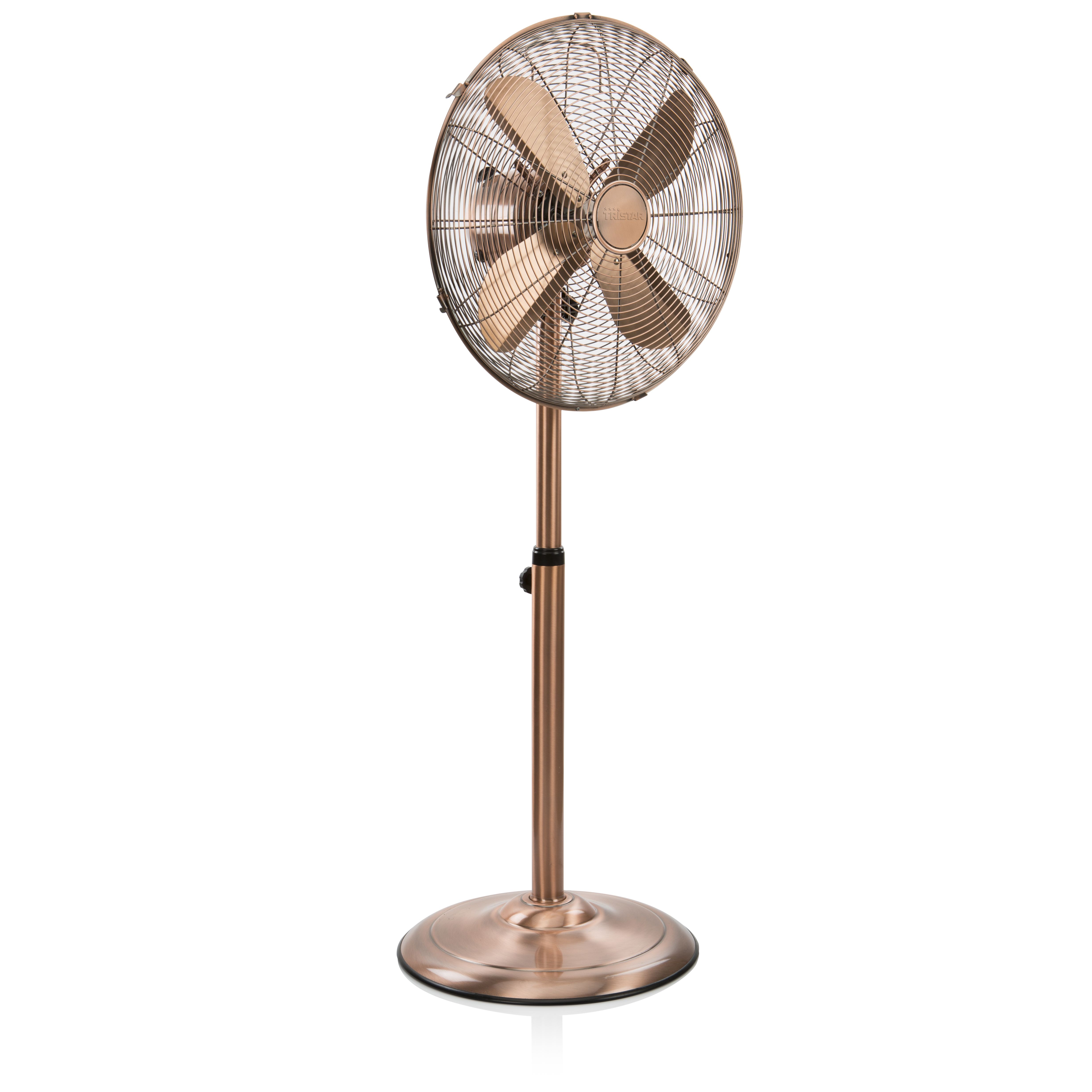 Tristar VE-5971 Retro Statiefventilator - Koper - 40cm