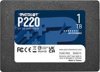 Patriot Memory Patriot P220 - Interne SSD - 1TB - 2.5 inch - SATA III - 550MB/s