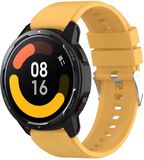 By Qubix Qubix Siliconen sportband Geel Geschikt voor Xiaomi Mi Watch / Watch 2 / Watch S1 / S2 / S3 / S4 (47mm)