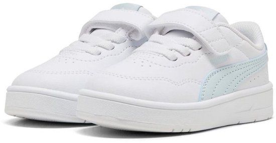 Puma Kinderschoenen Lage Sneakers Court Lally AC+ Inf 402306 Wit/Blauw Maat 26