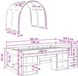 vidaXL Bedframe met tunnel met plank 3 st Sonoma eiken en lichtblauw