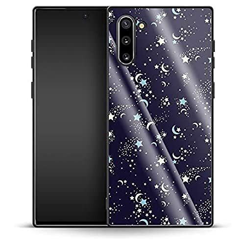 caseable caseable Samsung Galaxy Note 10 luxe glazen telefoonhoes - schokabsorberend & krasbestendig oppervlak - kleurrijk design - mystiek patroon