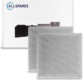 AllSpares Filtre métallique (2 pièces) pour Bosch / Neff / Siemens / 298619 / 00298619 / LZ62010 / DHZ6202
