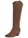FELMINI Bottes en cuir avec silhouette élancée et talon bloc robuste