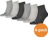 Puma Quarter Sokken Plain 6-pack Antraciet Melange-43/46