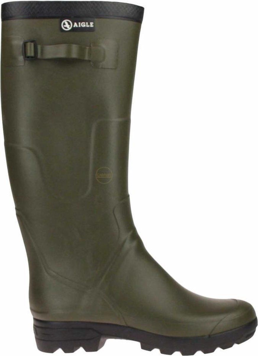 AIGLE Regenlaars Rubber Benyl-M Kaki Heren/dames - Kaki | 38