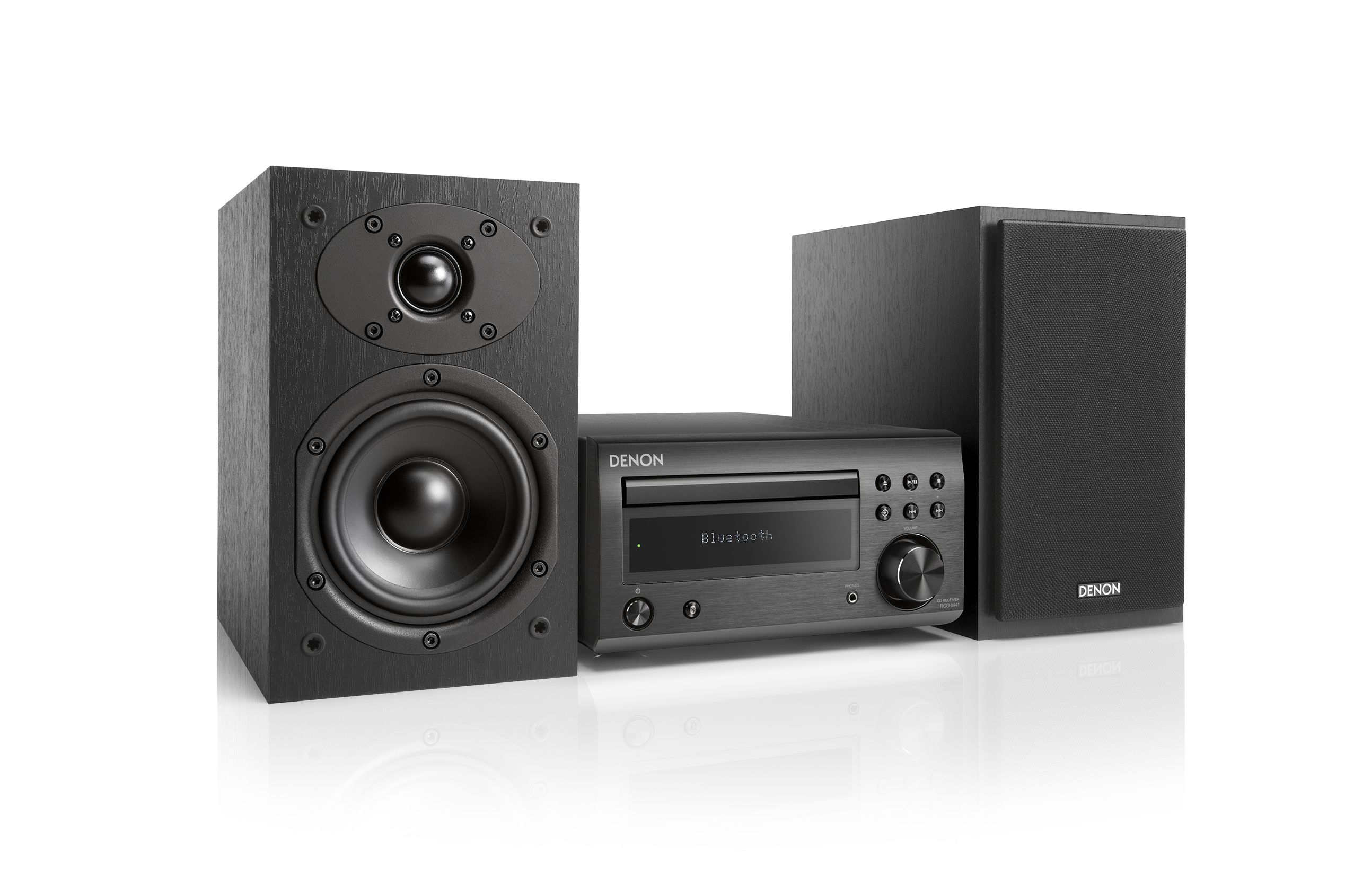 Denon D-M41 Home Audio Mini System - Black