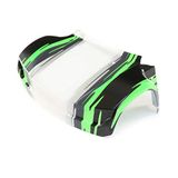 Front Losi Front Hood, Zwart: Super Baja Rey