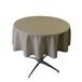 LA Linen Polyester Poplin Rond Tafelkleed, 158 inch, Grijs, Grijs Donker