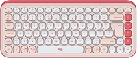 Logitech POP Icon Keys - Draadloos Toetsenbord - Bluetooth - Qwerty US - Rose