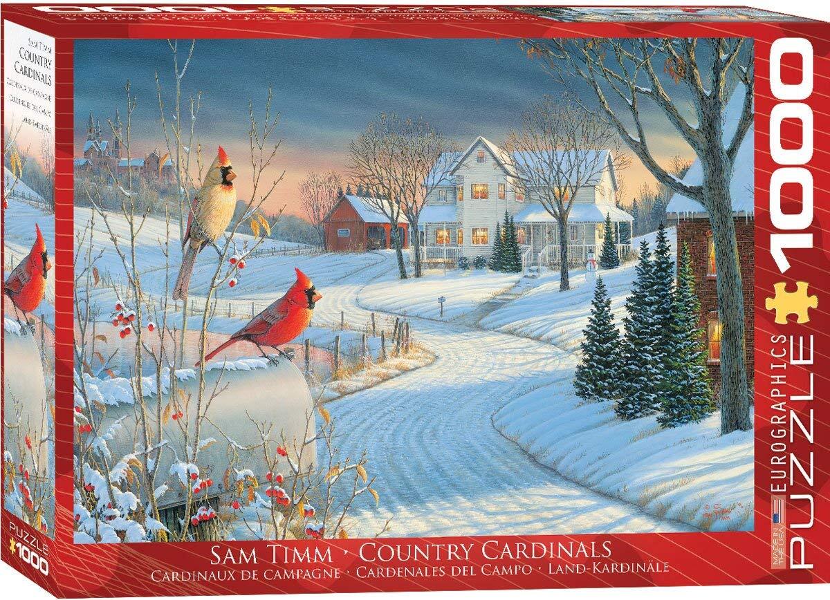 Eurographics Country Cardinals - Sam Timm Puzzel (1000 stukjes)