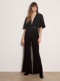 Apricot Jumpsuit met rechte pijpen van jerseycrêpe