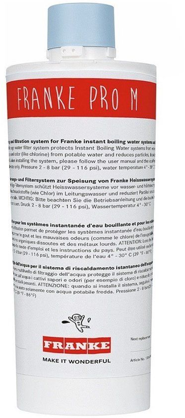 Franke Pro M Waterfilter - Zwart