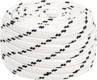vidaXL - Boottouw - gevlochten - 20 mm x 50 m - polyester - wit