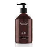 Jean & Len Hand & Body Cleanser Peony & Lychee, vegan, 500 ml