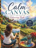 Calm Canvas Colouring Book