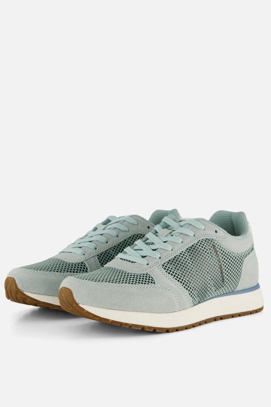Woden Ronja Icon Sneakers Blauw Leer Vrouwen Maat 38