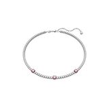 Swarovski Matrix Tennis Ketting Roze 5666165