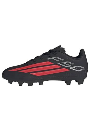 adidas F50 Club Firm Ground/Multi Ground Football Boots Kids Schoenen, uniseks, kinderen, Core Zwart/Lucid Rood/Core Zwart, 28 EU