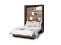 CONCEPTION PRO Lit escamotable 140x200 cm chêne dunin (vertical)