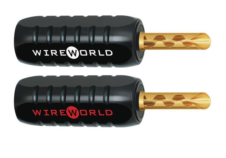 Wireworld Wireworld Banaan pluggen goud set van 4 stuks.