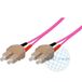Tecline OM4-vezel LWL-kabel (50/125 µm, 5,0 m) Erikaviolet