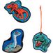 Scout Funny Snaps Move 3er Set Bleu Dino multicolore