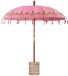 vidaXL Parasol balinaise avec pied Rose Ø 210-220 cm