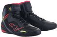 Alpinestars Faster-3 Rideknit Zwart Rood Geel Fluo Motorschoenen - Laars