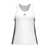 HEAD Club 25 Tech tanktop dames, koningswit