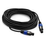 Gear4music 2-polige Luidsprekerkabel, 15 m, Zwart/Blauw