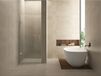 Wiesbaden Less Nisdeur 90 x 200 cm Helder Glas - Geborsteld Messing