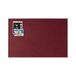 Bi-Office Viltbord New Generation, prikbord met aluminium frame, 90 x 60 cm, bordeauxrood