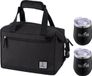 Brisby Sac isotherme 12L Noir + Brisby Tasse isotherme Set Noir