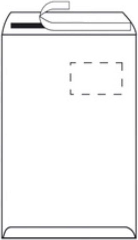 Herlitz Envelop - DIN B4 - Zonder Venster - Bruin - 10 stuks