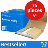 Easyprint Boekverpakking, DIN A4, Verzendverpakking, onbedrukt, 75 stuks