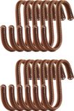 Brute Strength Leren S-haken Cognac 12 stuks